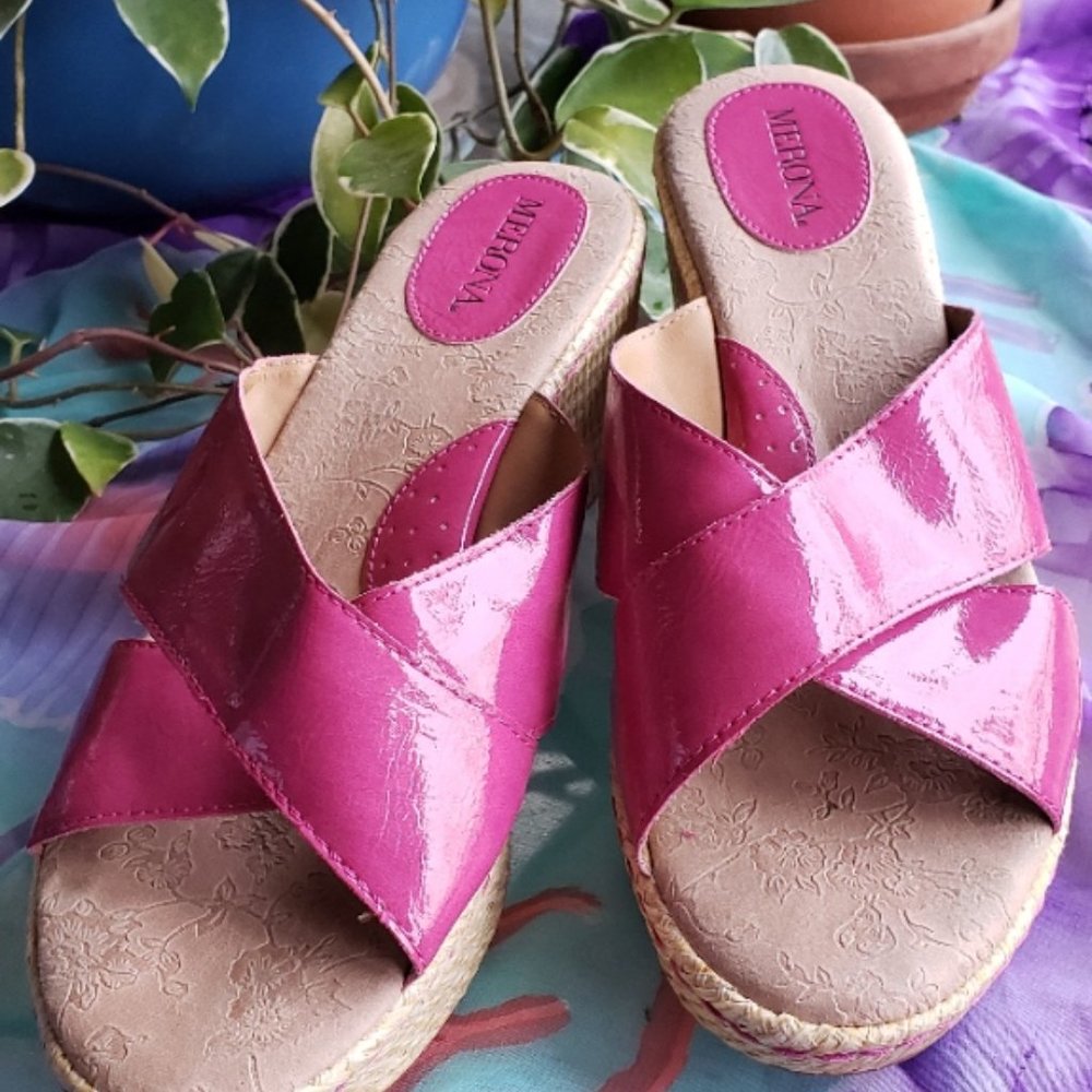 Merona Target Hot Pink Strappy Sandals
